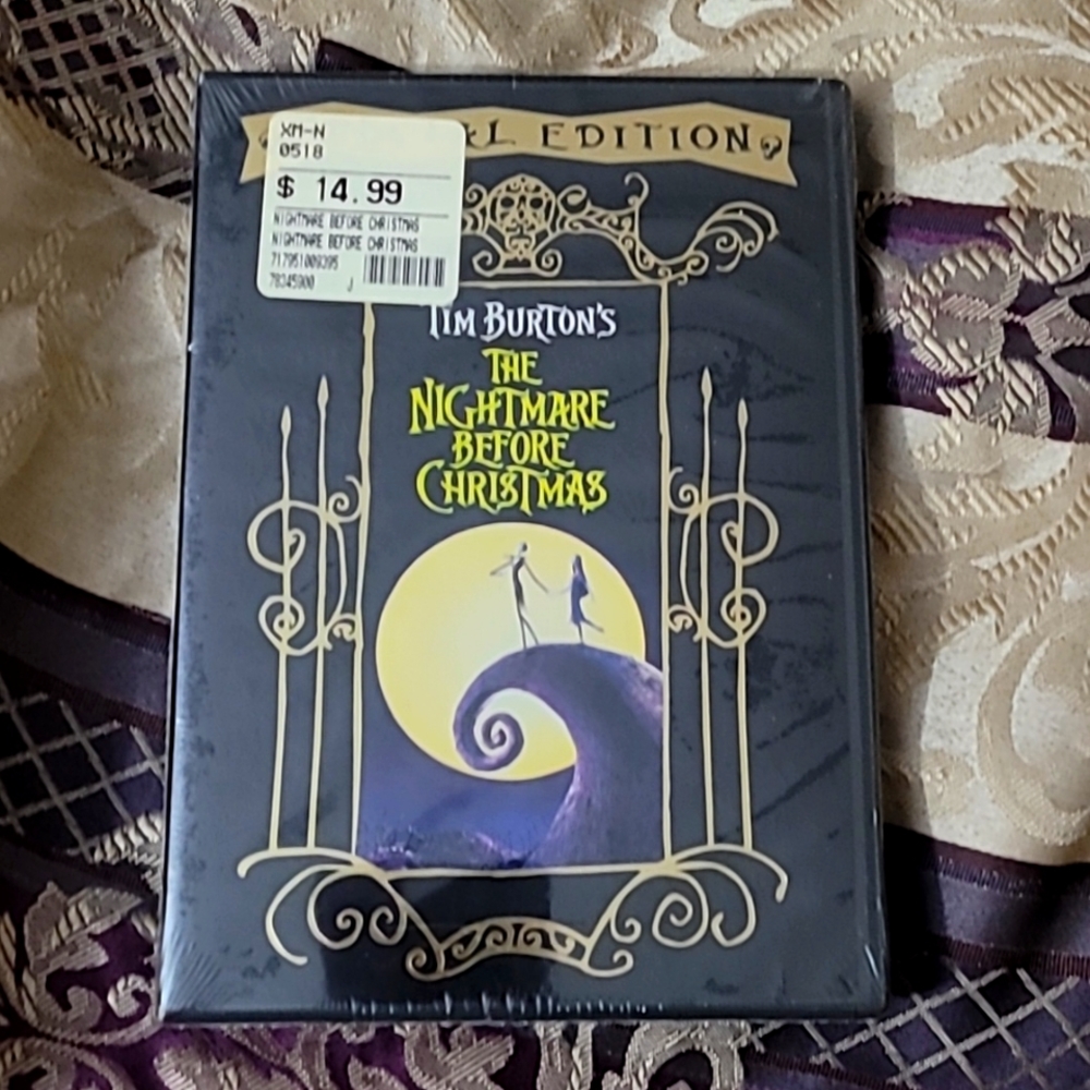 Special Edition Tim Burton's The Nightmare Before Christmas DVD New in plastic
